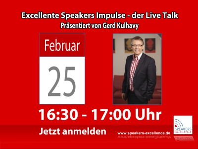 Rednerimpulse Live - der Online Talk mit Gerd Kulhavy & Roger Zimmerman - 25.02.2015