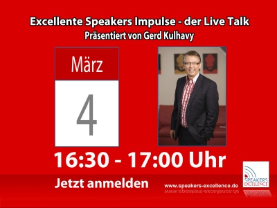 Rednerimpulse Live - der Online Talk mit Gerd Kulhavy & Roger Zimmerman - 04.03.2015