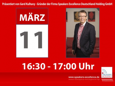 Rednerimpulse Live - der Online Talk mit Gerd Kulhavy & Roger Zimmerman - 11.03.2015