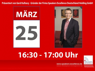 Rednerimpulse Live - der Online Talk mit Gerd Kulhavy & Roger Zimmerman - 25.03.2015